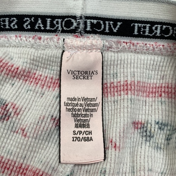 Victoria’s Secret Fireside Thermal Pajama Set 💗 Red & White - Picture 15 of 16